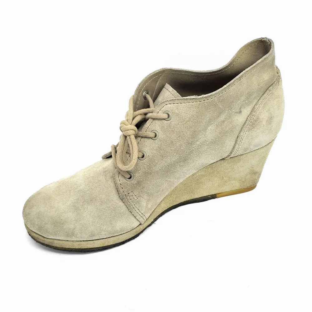 Clarks Originals Vogue Aurora Platform Wedge Ankle Bootie Sz 8